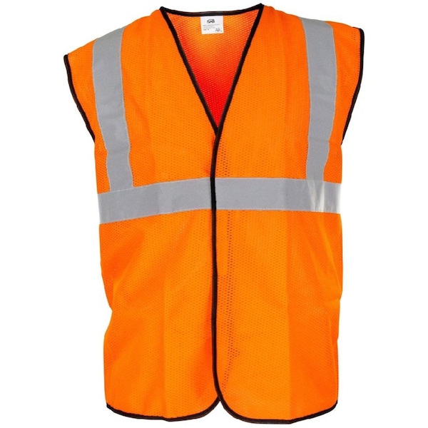 Sas Safety Class 2 HI-VIZ Orange Vest - XXL 692-1211 - main